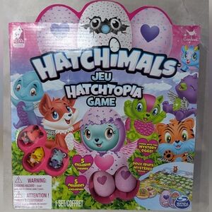 2/$35 New Hatchimals Hatchtopia Board Game with 5 Figures & Mystery Eggs